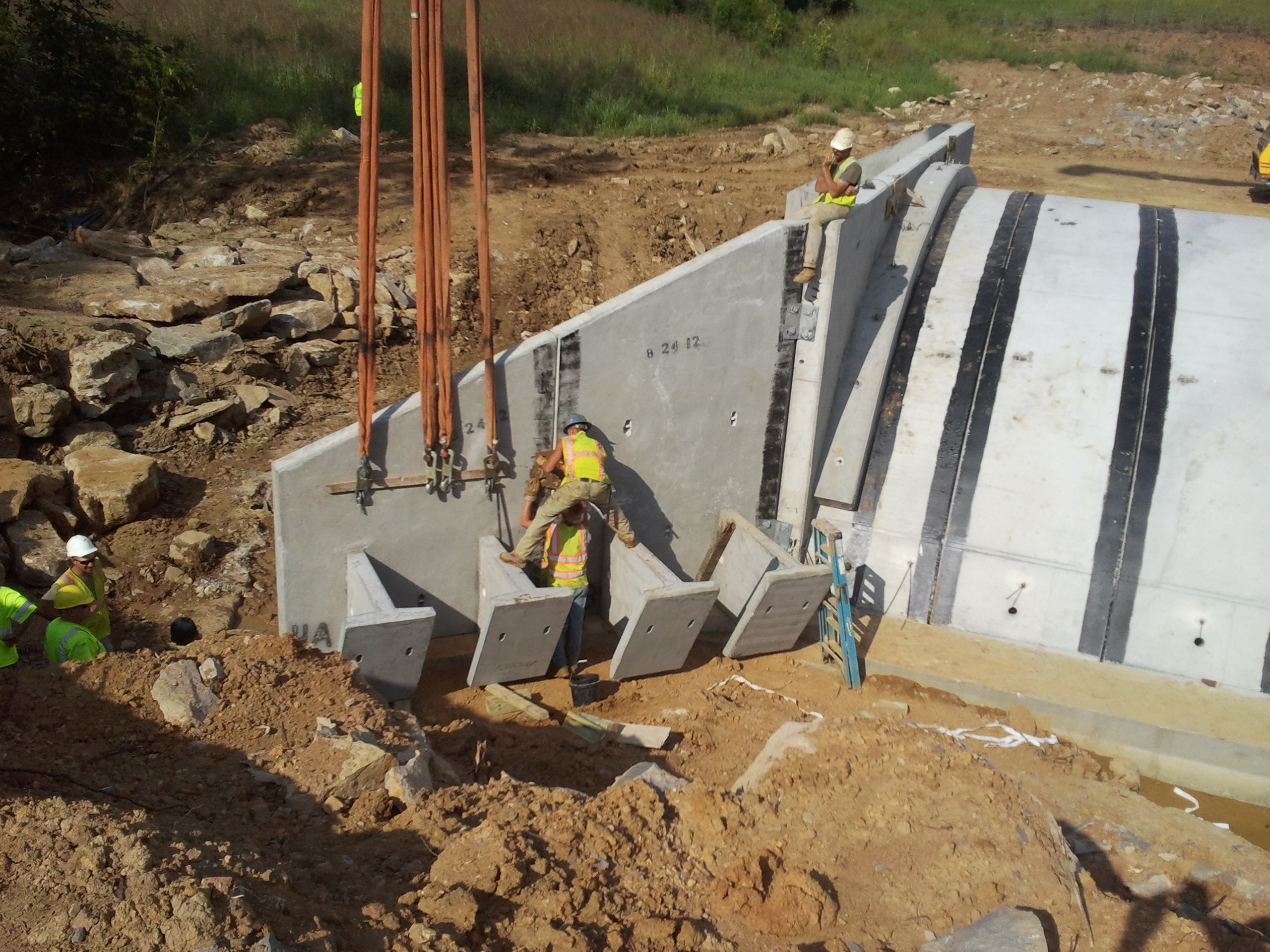 concrete anchor walls - ECO-SPAN Arch Systems